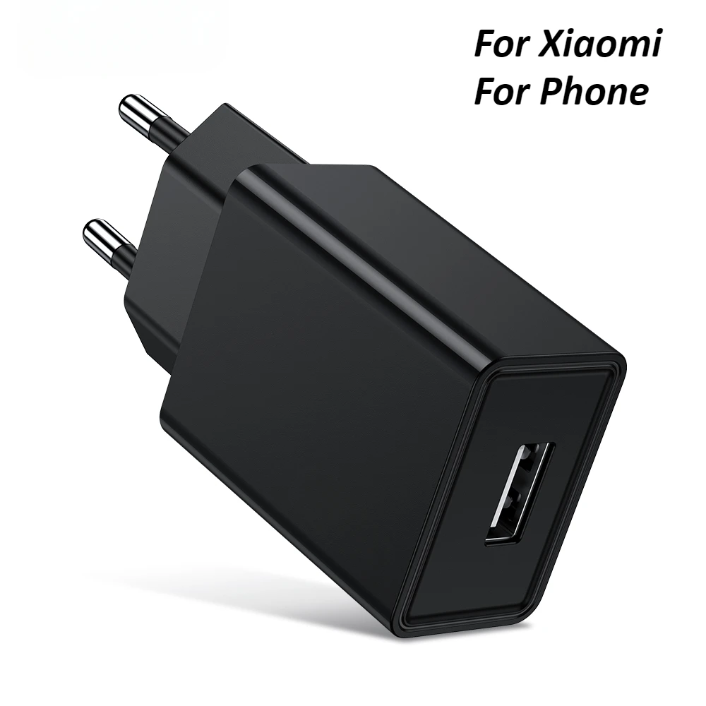 USB Charger EU Plug USB Phone Charger 5V/2A Travel Wall Charging Adapter for Samsung Huawei Xiaomi CellPhones Adapter