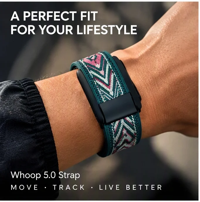 Nylon Strap+FRAME For Whoop 5.0 straps Whoop band 5.0 elastic Stretchable sports correa brecelet wristband watches for whoop5 5