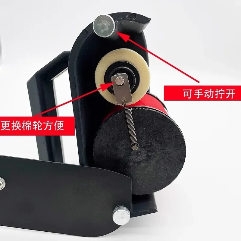 Handheld cardboard box roller manual coding machine number outer box printing date letter inkjet coding machine