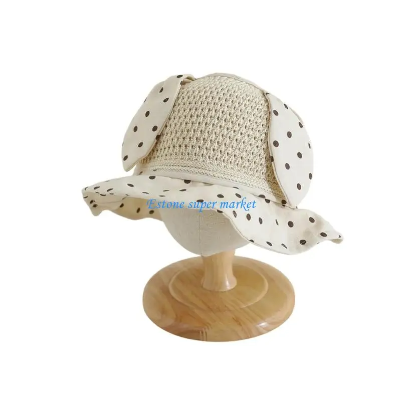 

090B Шляпа от солнца для игр на открытом воздухе, детские шапки-ведра, головные уборы для детей с забавным акцентным дизайном