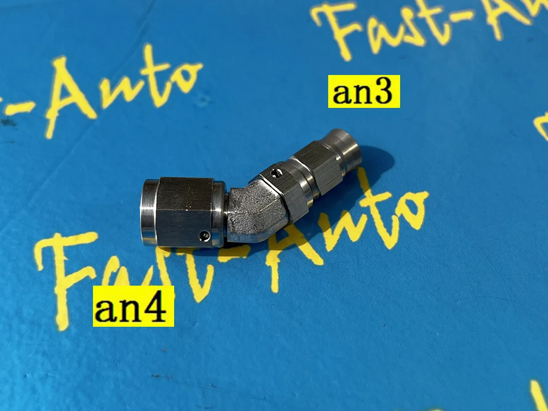 

Нержавеющая сталь, резьба 7/16 дюйма-20unf, внутренняя резьба AN4, кованый тормозной шланг 45 градусов, поворотные концевые фитинги ptfe