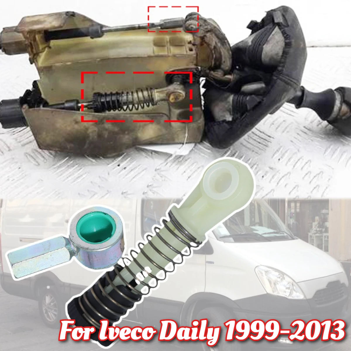 1. Manual Transmission Gearbox Repair Kit Shift Cable Linkage End Connector Joint Selector Bushing For Iveco Daily 4 1999-2013
