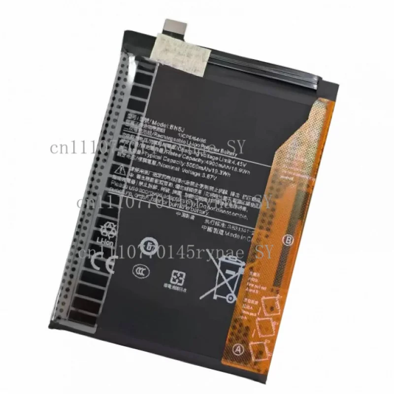 5000mAh BN5J Battery For Xiaomi Redmi Note 12R Pro/Note12 5G Mobile Phone Replacement Battery With Tools