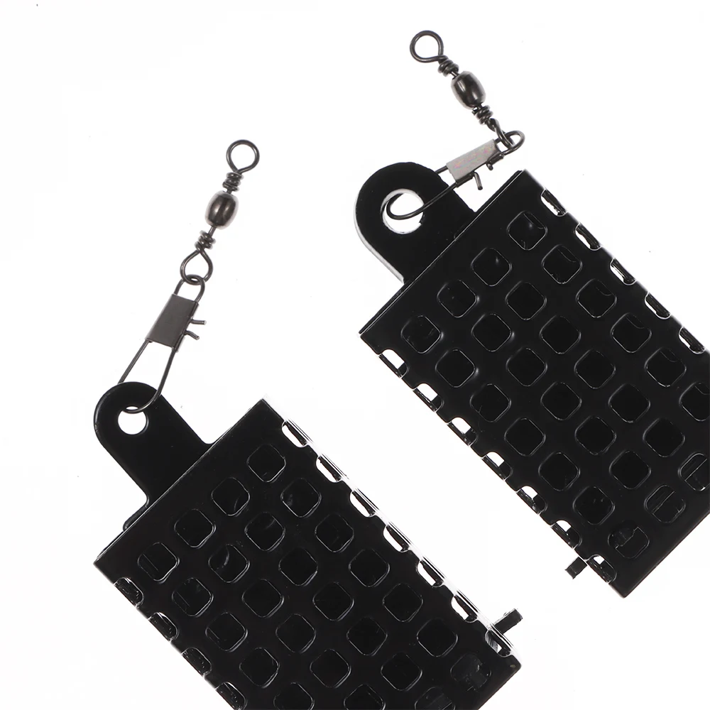 5Pcs Runde Platz Angeln Feeder Käfig Edelstahl Fishings Locken Käfig 20g-60g Tragbare Falle köder Korb Angelgerät – Detail 8