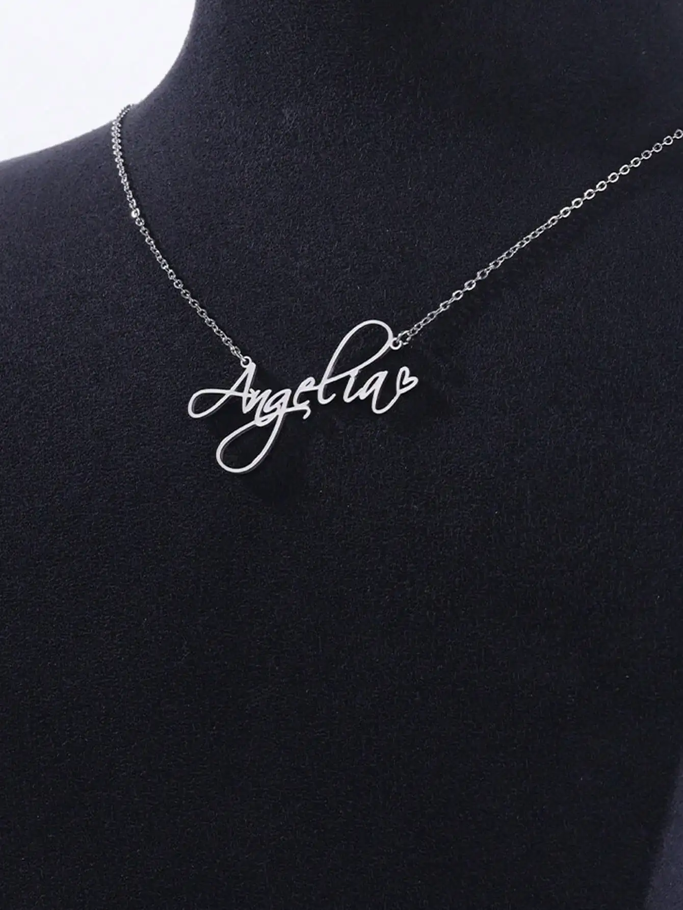 Custom 18K Gold Name Necklace, Personalized Gift for Her