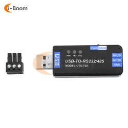 Industrial USB to RS485/RS232 Converter Bidirectional Half-Duplex Serial Communication Module CH343G with Circuit Protection