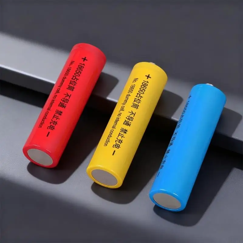 Marcadores posición repuesto batería 18650, 0V, no conductores para adaptadores corriente, juguetes, cámaras,