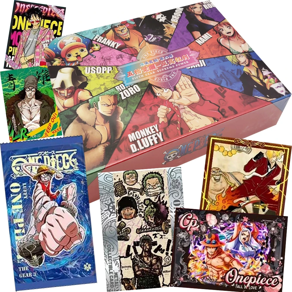 Youth Adventure Anime One Piece Collection Cards Ukiyo-e Style Design Limited Edition Characters High Quality Cards Unique Gifts