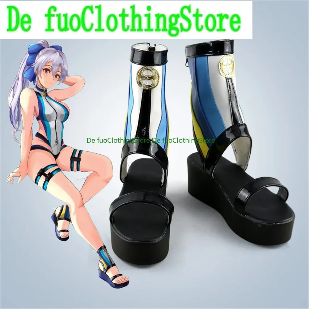 

FGO Fate/Grand Order Tomoe Gozen Archer Inferno Сапоги Обувь для косплея Игра Аниме Карнавальная вечеринка Хэллоуин DefuClothing Магазин обуви