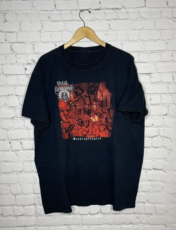 Vital Remains Dechristianize Rock Band Unisex All Size S To 5XL UU917