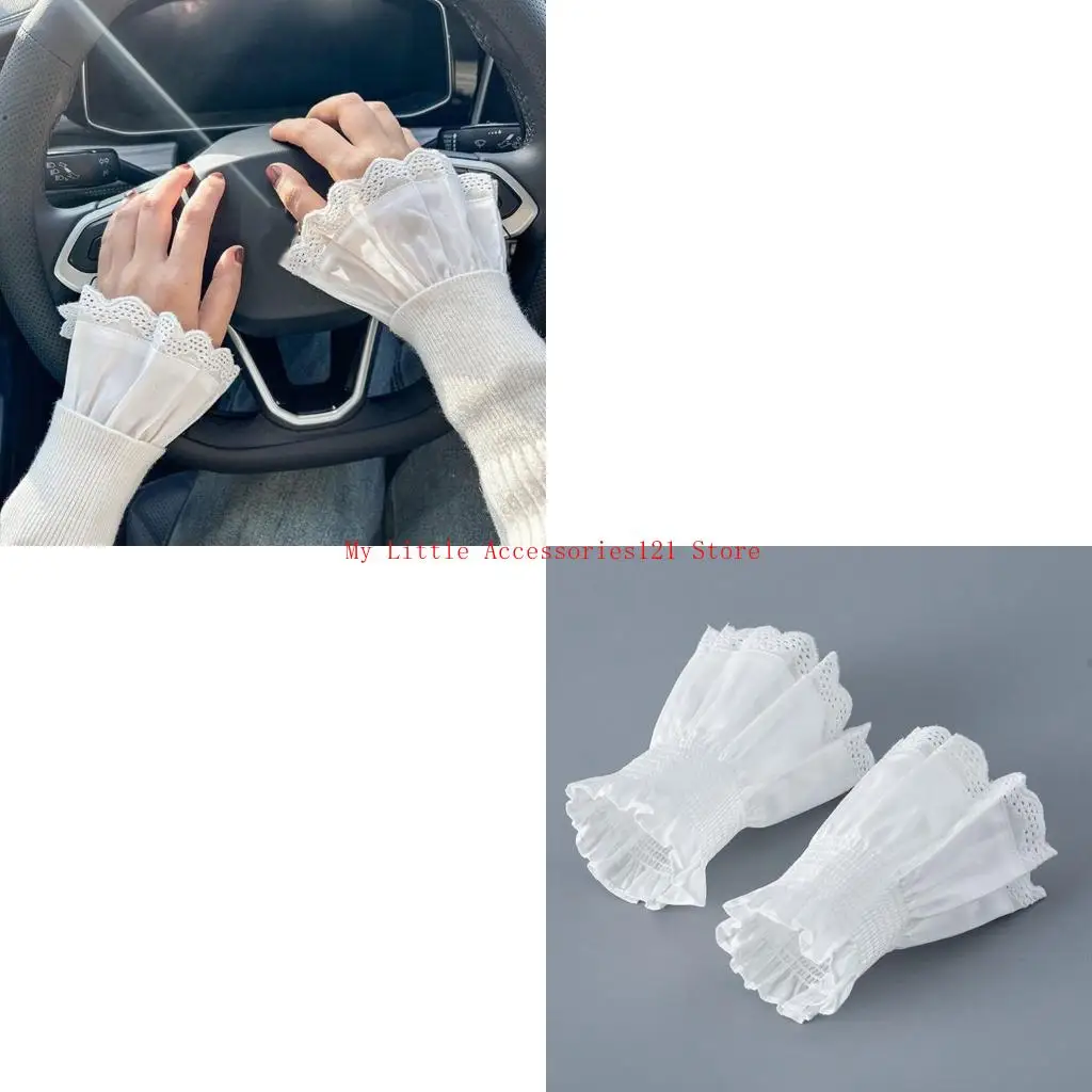 

Женские запястья манжеты съемные кружевные взрывов