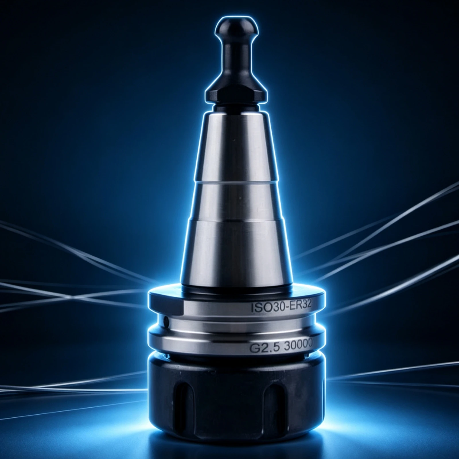 ISO30-ER32 Toolholder Long-Shank ISO30 ER32 Tool Holder Dynamic Balance High Precision for Machinists, Machining Center