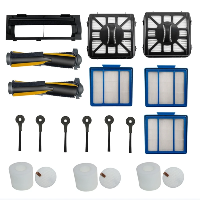 

Роликовая боковая щетка HEPA-фильтр, хлопковая основная щетка для Co Shark IQ RV1001AE RV101, аксессуары для пылесоса