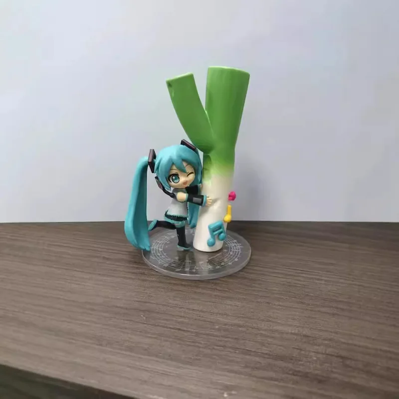 15cm Hatsune Miku Figurine Two Dimensional Onion Hatsune Miku Action Figures Pvc Anime Model Collection Toys Birthday Doll Gifts