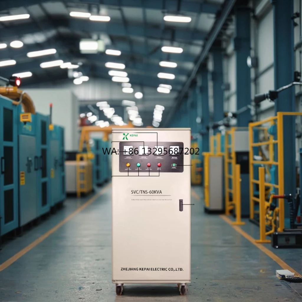 

Sell Goods Wholesale TNS Voltage Stabilizer 60KVA 380V SVR Three Phase Automatic Voltage Stabilizers Foam Cutting Machine