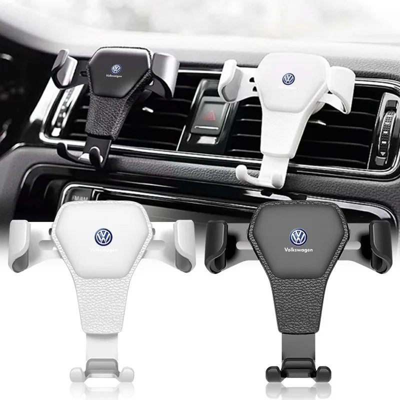 Gravity Car Mount GPS Mobile Phone Holder Vent Clip Installation For Volkswagen VW Jetta MK5 MK6 Golf-4 5 6 7 Passat 3B7 601