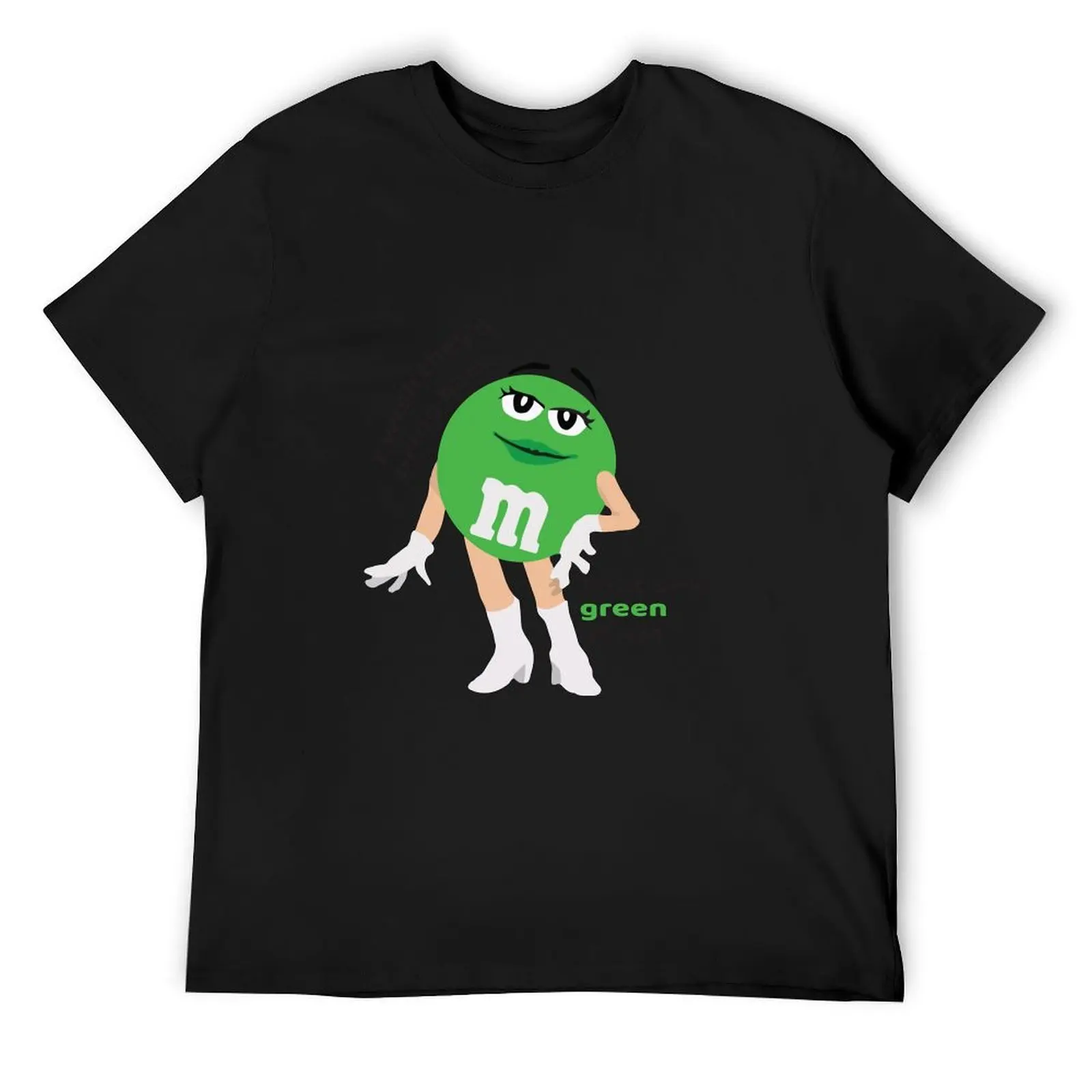 

Sexy Green M&M T-Shirt customs design your own tshirts personalised man clothes Short sleeve tee men