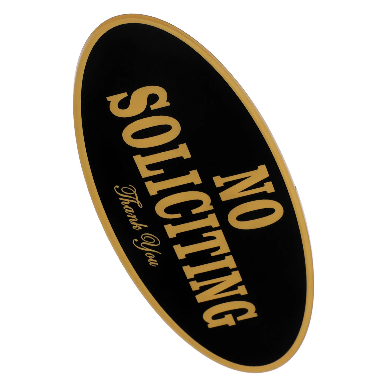 

Acrylic No Soliciting Sign Self-Adhesive And Weatherproof No Solicitors Sign No Soliciting Door Window Sticker For Front Door Wi