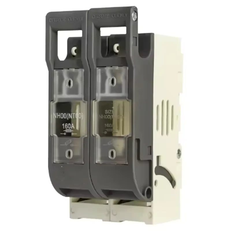 HR18 160A Double Pole NH00 NT00 NT00C Fuse Holder, Industrial Electrical Protection Switch for Overload and Short Circuit Safety