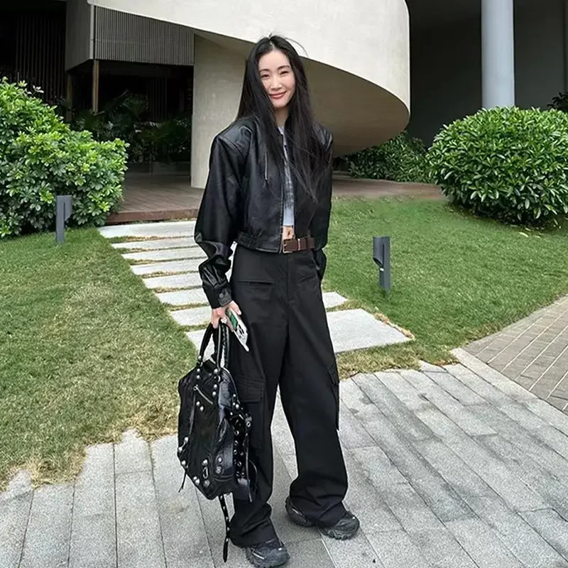 

Короткие куртки женские, женская мода, стиль бойфренда, свободные облегающие пуговицы, передний карман, чистая простая базовая женская верхняя одежда, длинная