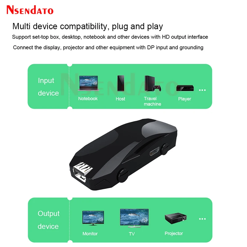8k hdmi para dp adaptador conversor fêmea hdmi para fêmea hdmi dp adaptador de cabo de áudio de vídeo para ps5 xbox portátil para monitorar projetor