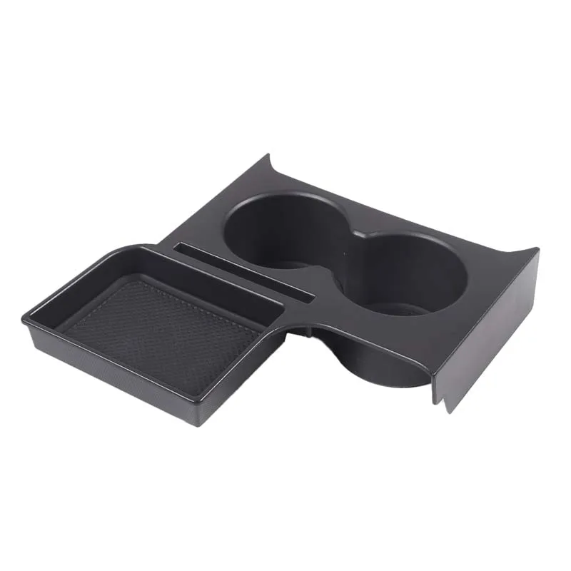 For Ford Maverick 2022 ABS Black Car Central Control Cup Holder Storage Box Car Accessories