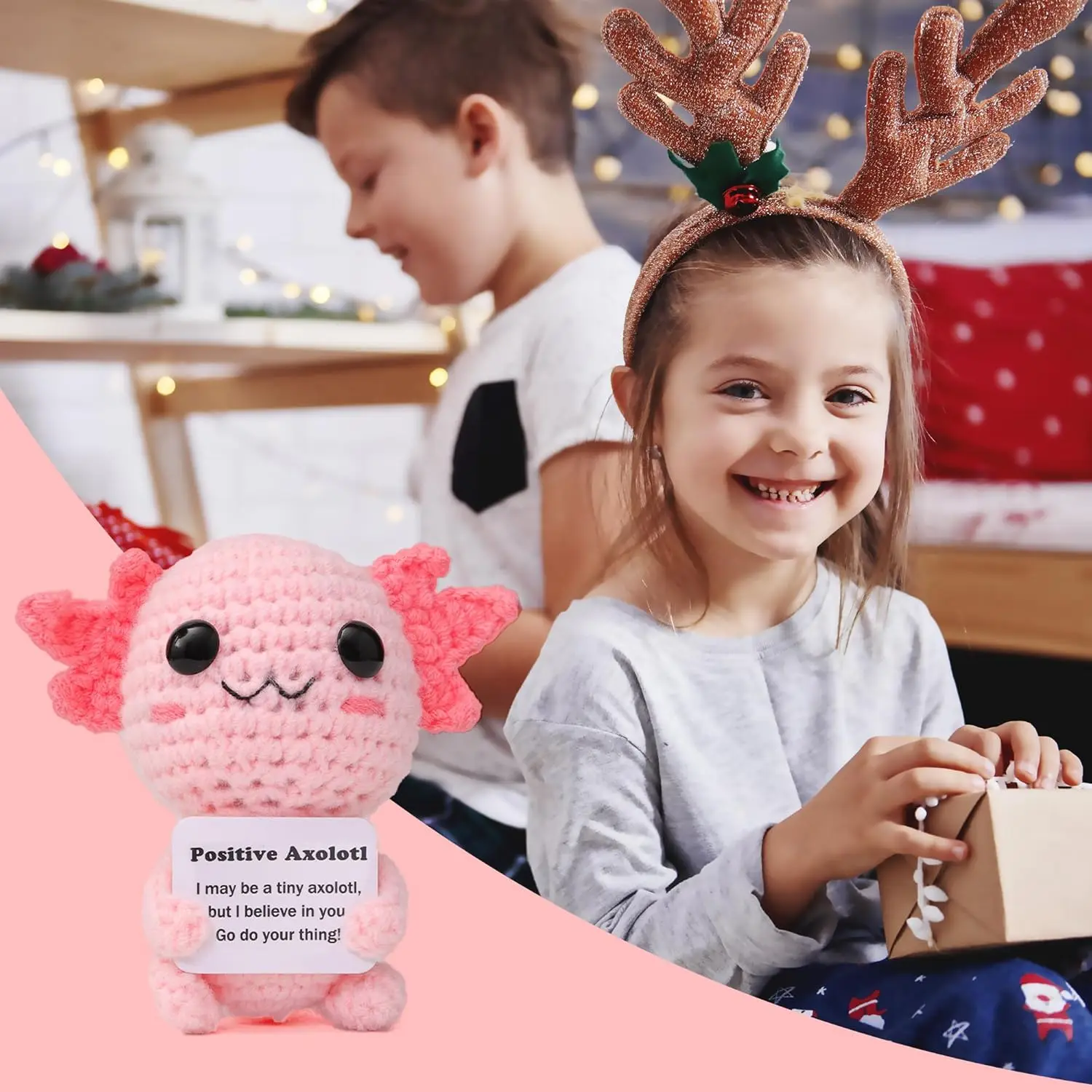 2pcs Self Care Set - Doll with Card+Bracelet - Birthday and Valentine's Day Gifts To Relieve Anxiety and Boost Confidence