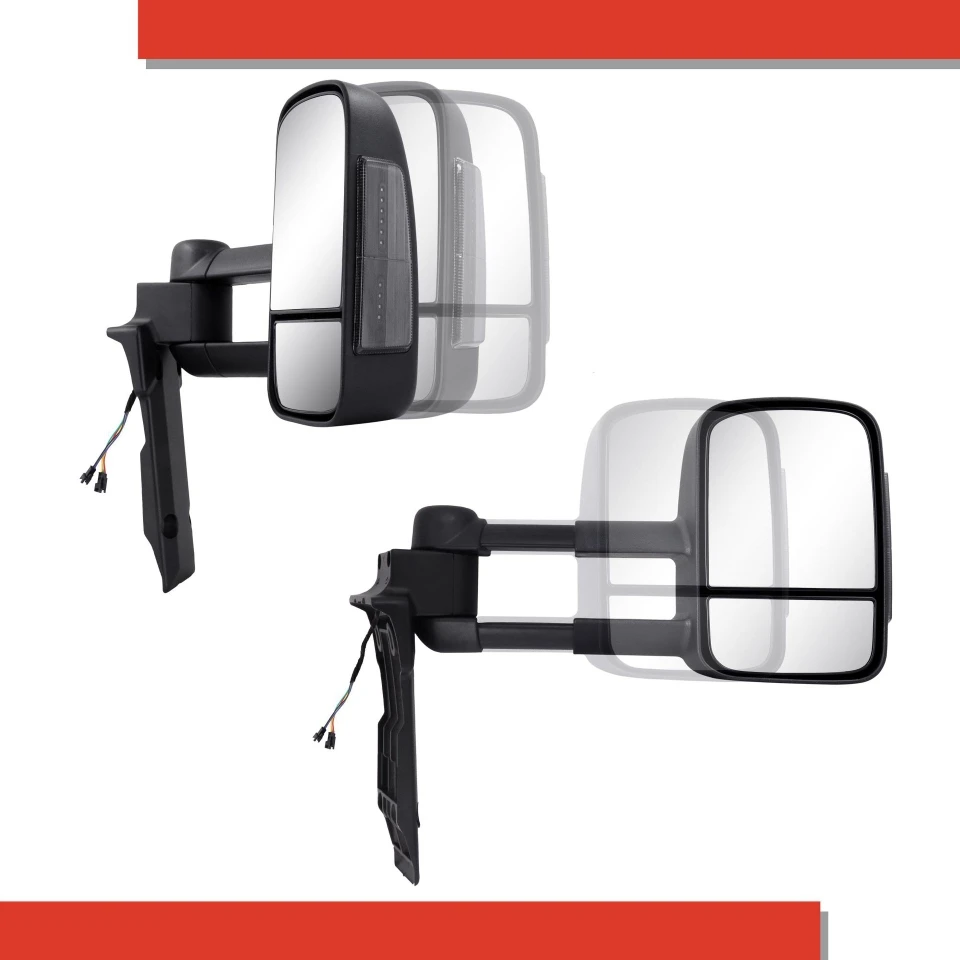 Suitable for Toyota Rand Cool Luzer LC70 71 76 78 79 Manual rearview mirror with turn signal