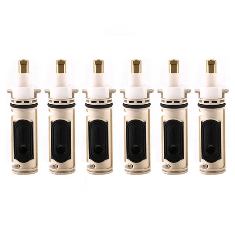 6 Pack Replacement Faucet Stem For M1222 Bathtub Shower Cartridge Brass And Plastic Shower Replacement Parts