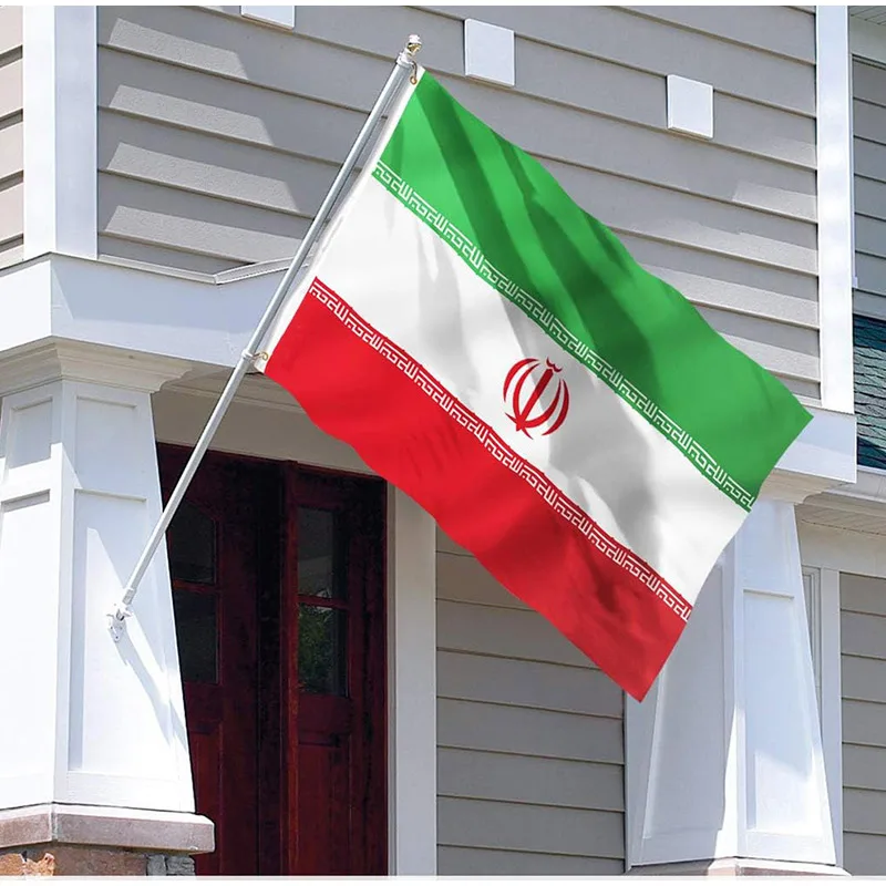 Iran Lion Flag Iran Flag Foreign Trade Flag 90 * 60cm 90 * 150cm Polyester Flag Historic Lion Crown Banner Outdoor Decoration