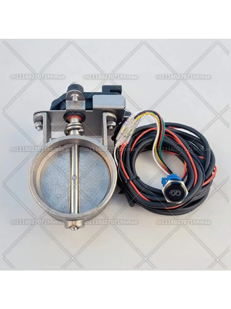 Button Control Electric exhaust control valve Electric Valve Unit Excellent sealing Exhaust Control Valve