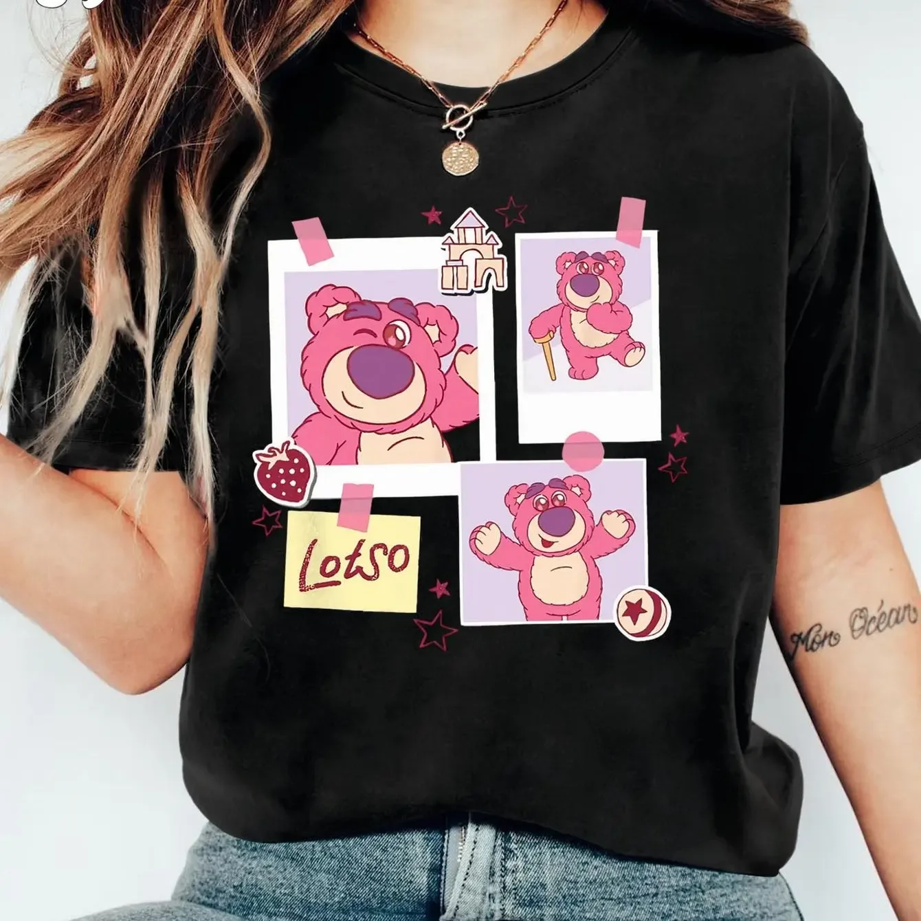 

Летние футболки для мальчиков и девочек из серии Disney "Toy Story" Lolo - Honey Jar - Повседневный удобный детский топ с короткими рукавами