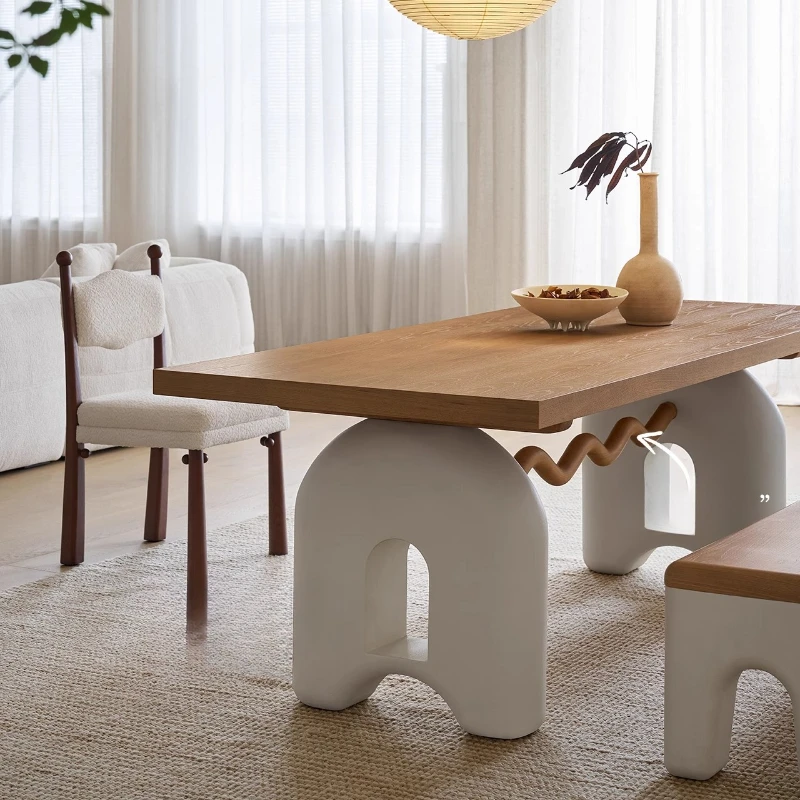 M mesa de jantar de madeira vintage, design dobrável, economizador de espaço, mesa de jantar, cozinha, sala de estar, móveis portáteis