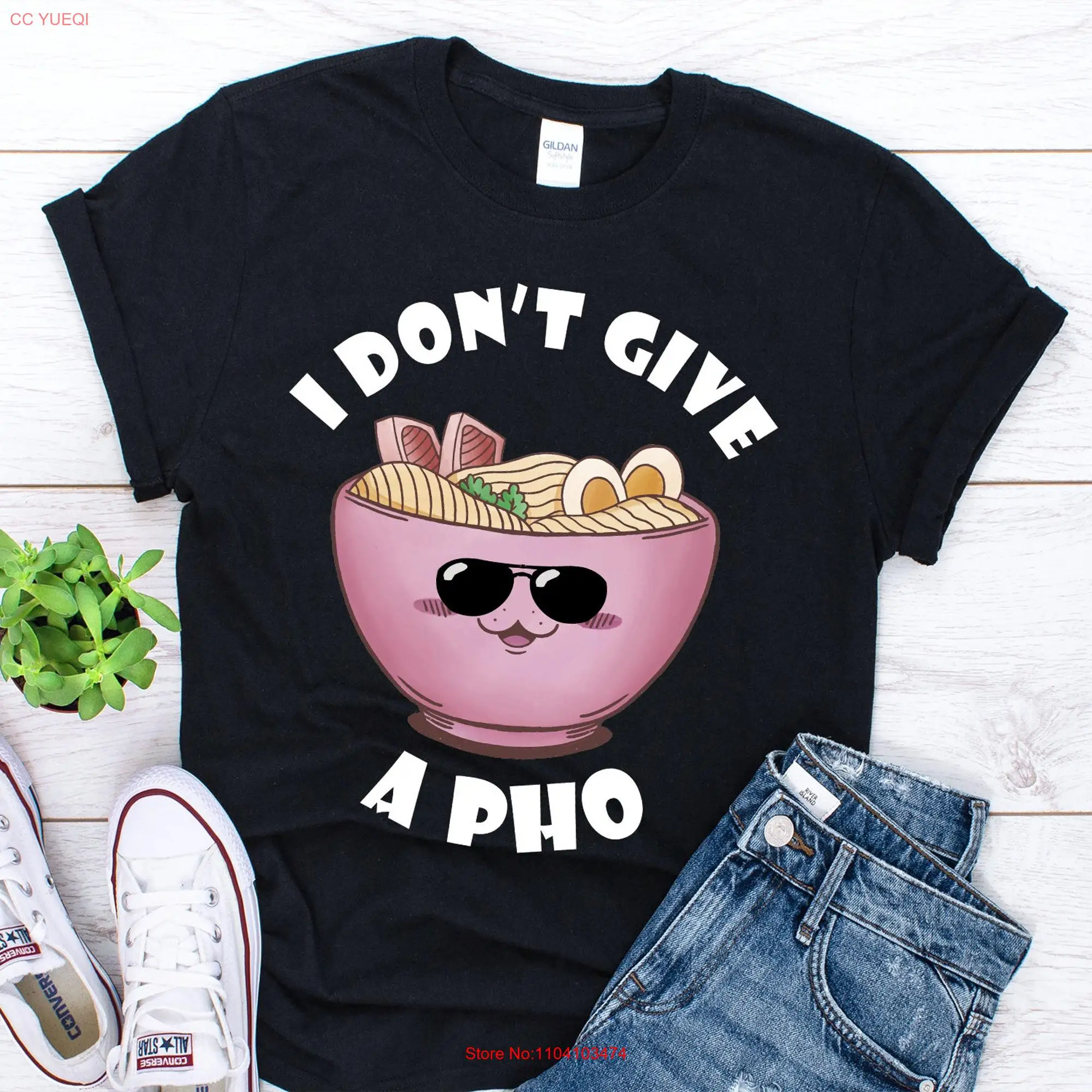 Pho Sho T Shirt Asian Food Lover Vietnamese Noodle Bowl long or short sleeves