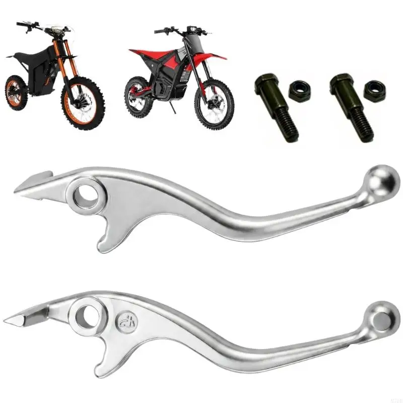 M76E Motorrad-Handbremshebel aus Druckguss für In 10 Tuttio Soleil01, 1 linker und 1 rechter Hebel mit gebogenen Griffen – Detail 2
