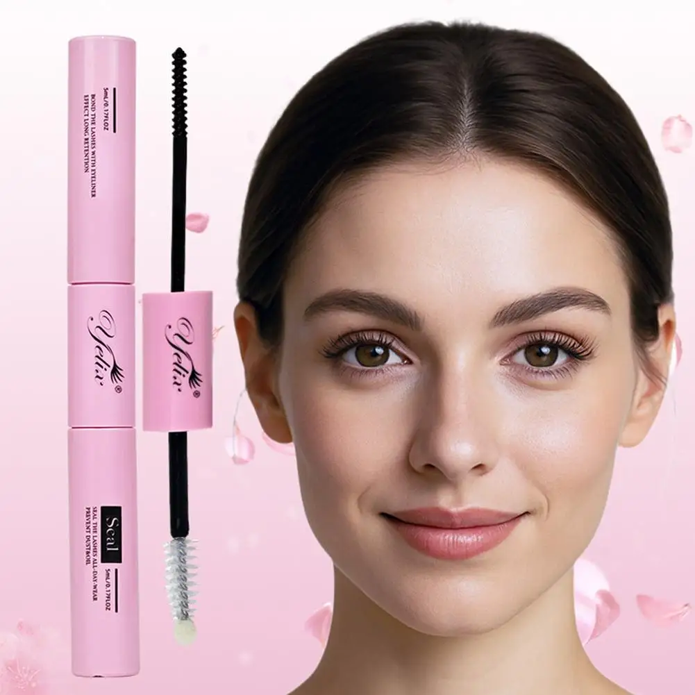 DIY Clusters False Eyelashes Extension Kit Large Capacity Mixed Tray Volume With Glue Tweezers Makeup Tool