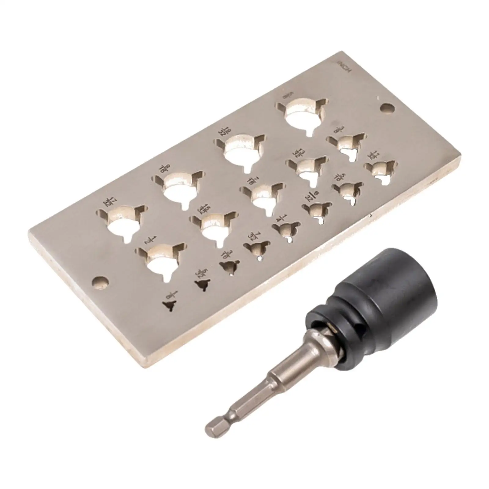 

Pin Locator Premium Compact Easy Handling Quality Construction Steel Dowel Maker Tool Drill Guide Woodworking Dowel Locator