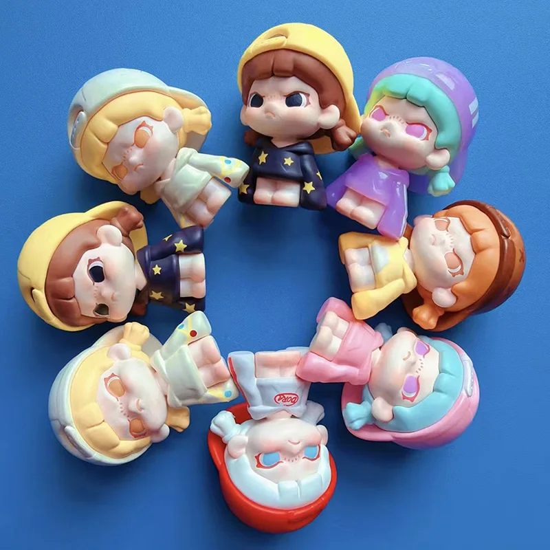

TNT DORA Daily Outfit Swaps Series Mini Blind Box Anime Action Figure Guess Bag Ornament Figurines Desktop Dolls Model