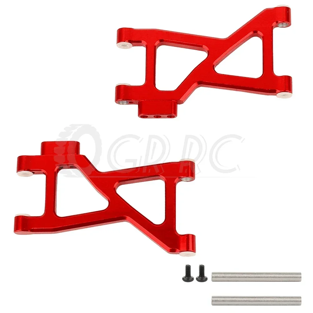 Brazos de suspensión inferior delantera y trasera de aleación de aluminio para Tamiya TT02B TT-02B 1/10 RC, piezas de mejora de Metal para coche