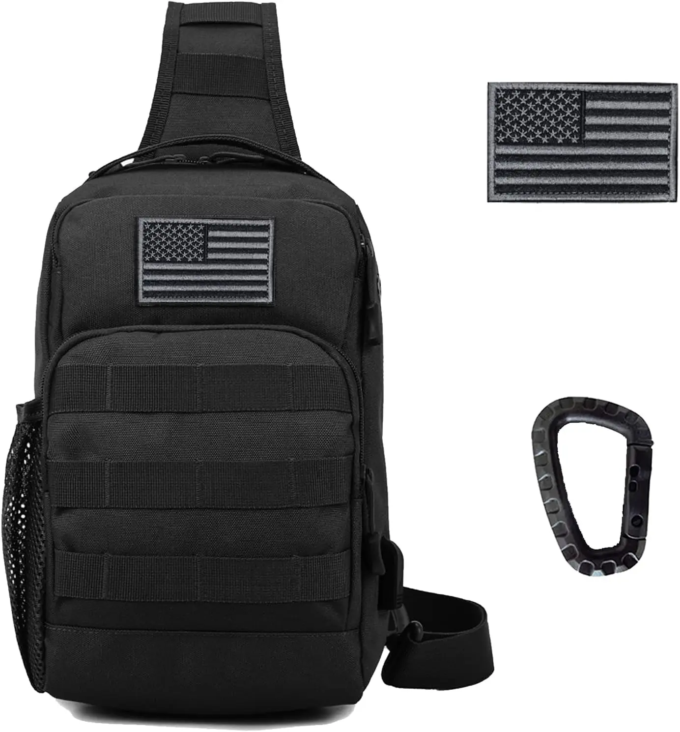 

Тактическая сумка через плечо, рюкзаки через плечо Molle, военный рюкзак на слинге с USB-портом для зарядки