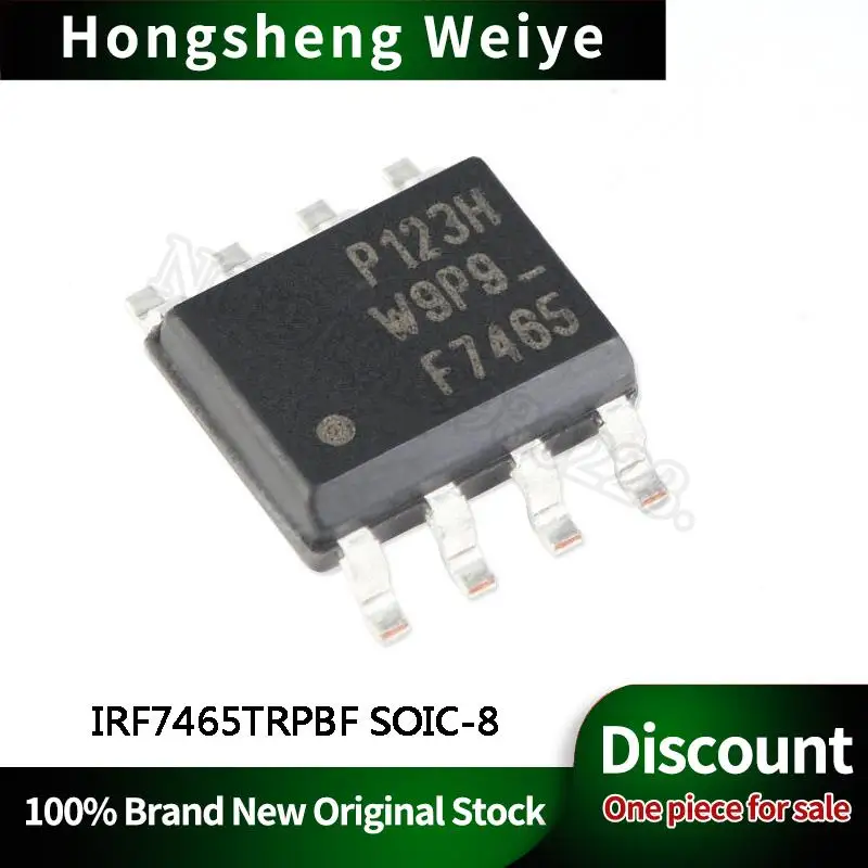 

10-100Pcs New IRF7465TRPBF IRF7465 SOIC-8 N Channel 150V 1.9A IC Chip In Stock DISCOUNT Sell