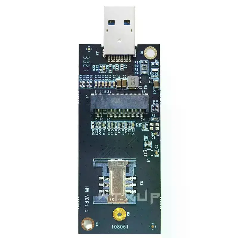 1 Set DW5821E M2-NGFF DW5811e DW5816E EM7455 L860-GL USB3.0 Expansion Card For 3G/ 4G/ 5G LTE Module M2 USB Adapter