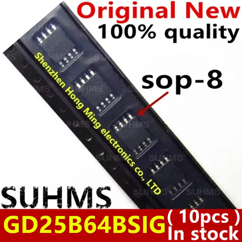 (10 stück) 100% Neue GD25B64BSIG 25B64BSIG sop-8 Chipsatz
