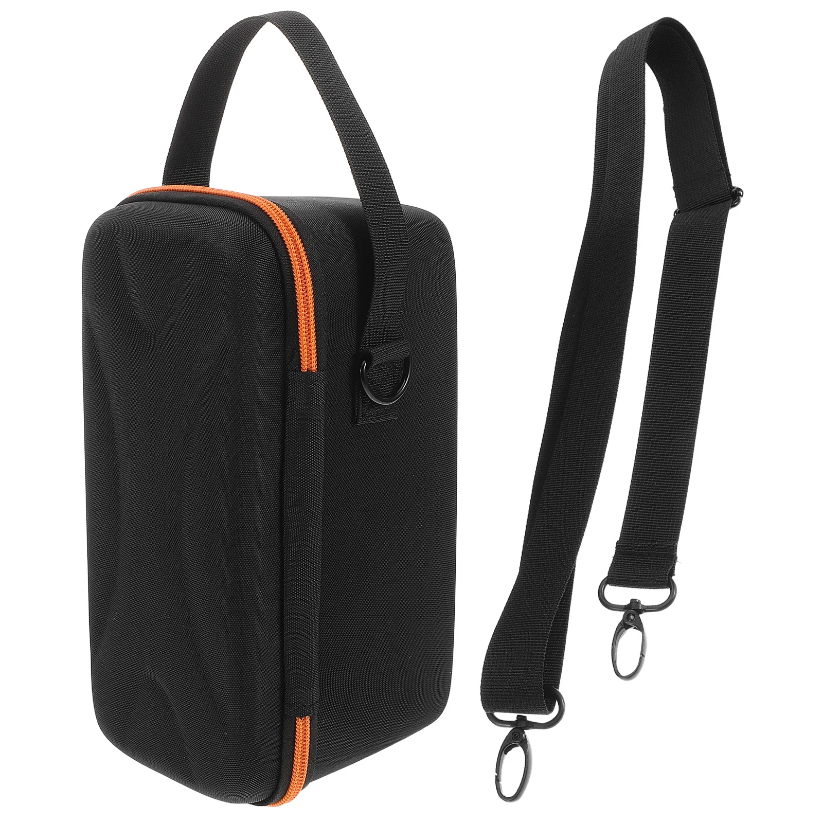 

Speaker Storage Box EVA Case Portable Protective Travel Cover Black Carrying On The Go Speaker Hard Case Electronics ganizer