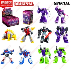 Original Transformers 40th Animation Movies Peripheral Toys Vol.4 Shockwave Q-Version Movable Model Figure Collection Galaxy