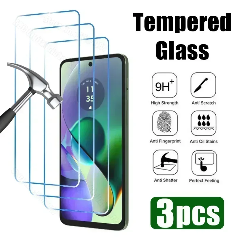 3PCS Tempered Glass for Motorola Moto E40 E30 E13 Edge 30 Neo G32  G23 G13 G7 G Power 2021 2022 G Stylus Screen Protector