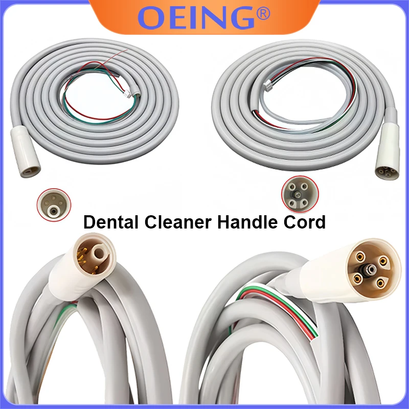 High-speed Dental Chair Handpiece Tubing; 2/4-port Fiber-optic Silicone Tubing with Connectors; Dental Accessories and Materials
