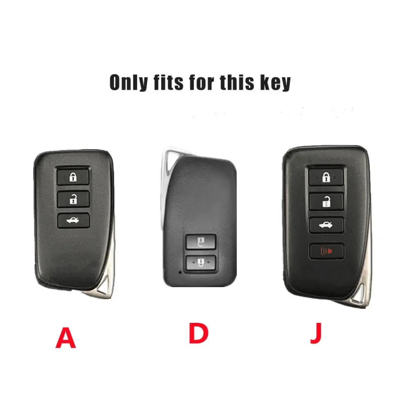 Leather Car Key Case Cover for Lexus NX 200 NX300H RX 350 450H ES 350 ES 300h Keychain 2 3 4 Buttons Key Auto Accessories Holder