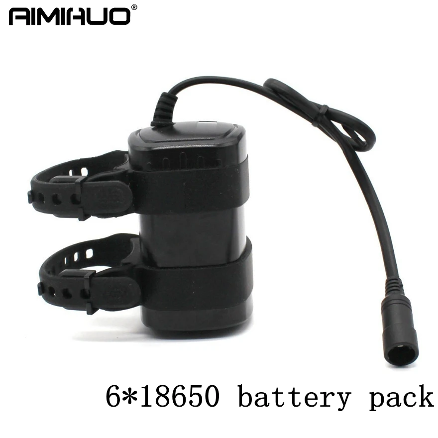 

Waterproof 8.4V Battery Pack 9600mAh 6x18650 Rechargeable Li-ion Battery for Bicycle Light Bike Cycling Hiking Torch Backup Cell