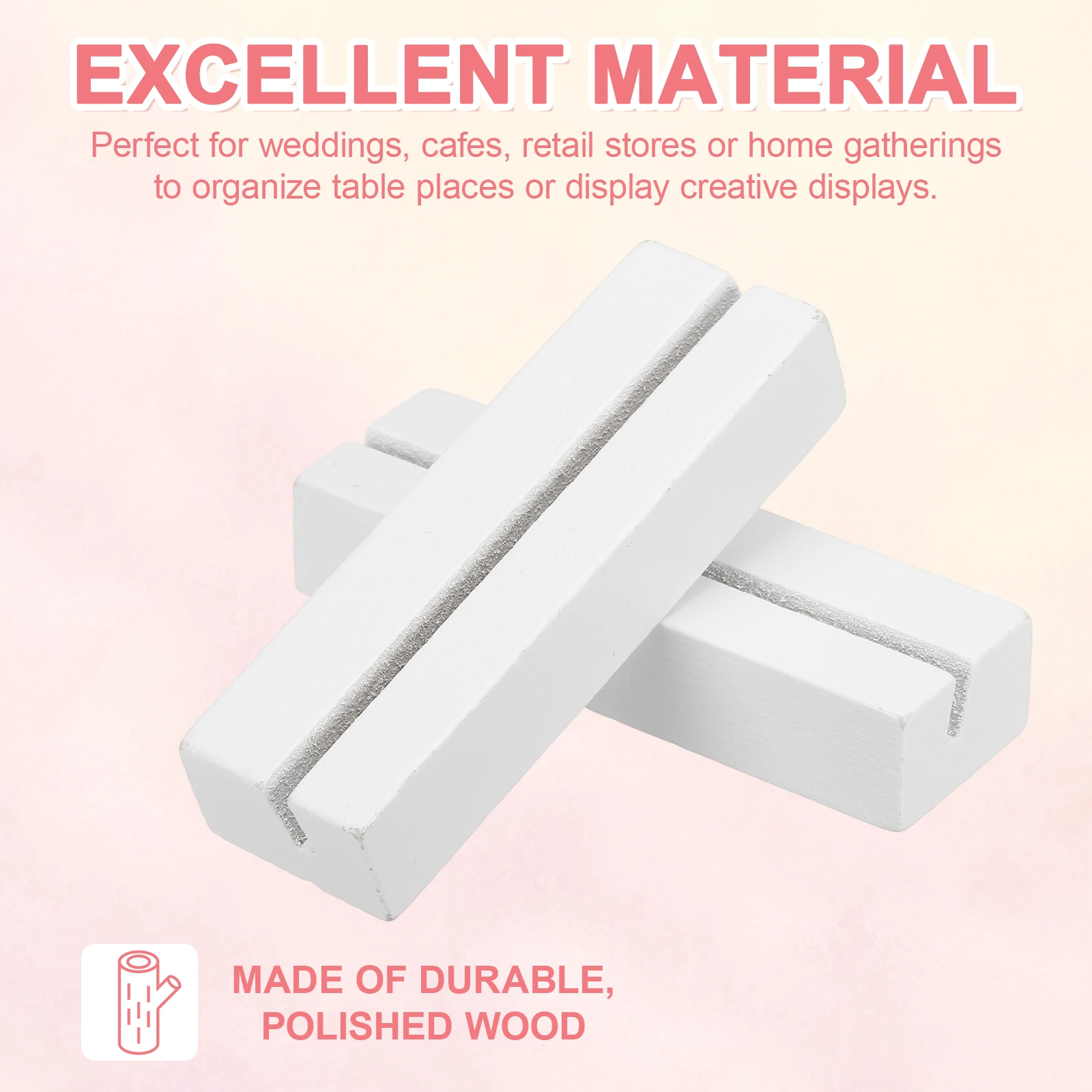 8 soportes de madera rústicos  - Document Holder Stand reseña y precio